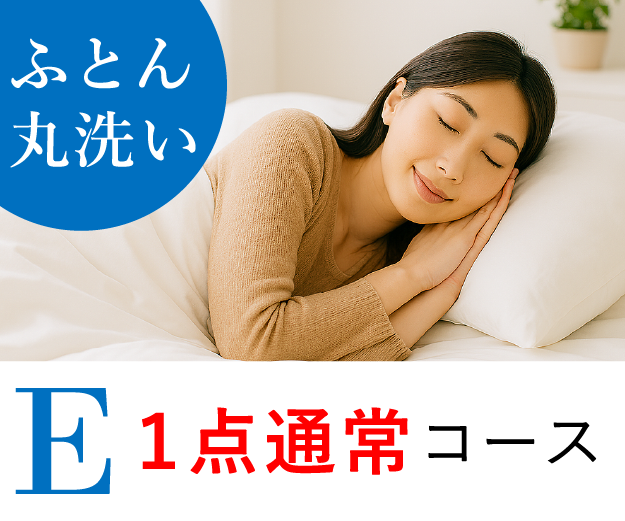 ＜E＞羽毛ふとん1点通常コース