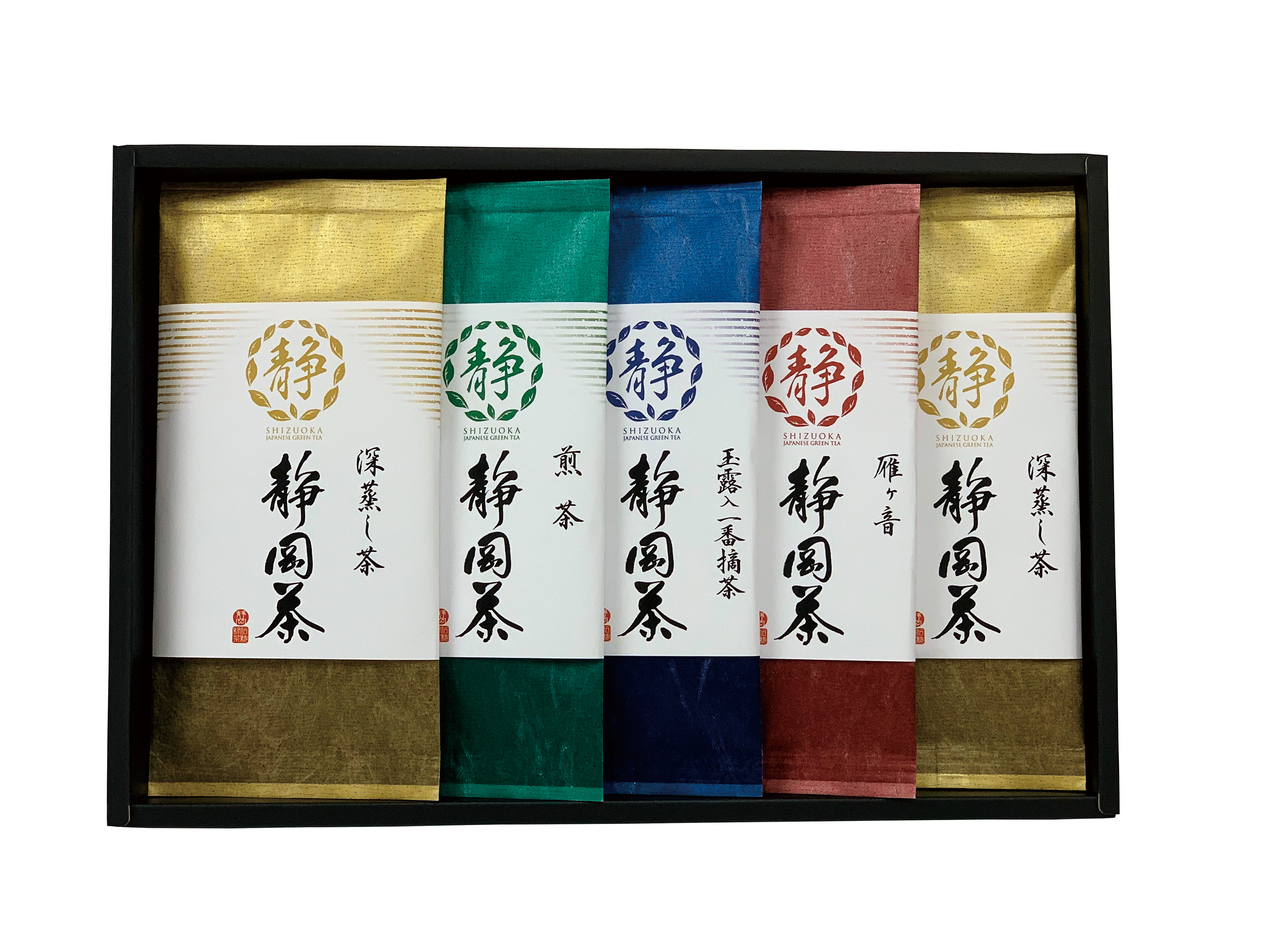 宇治森徳　静岡銘茶詰合せ　5個
