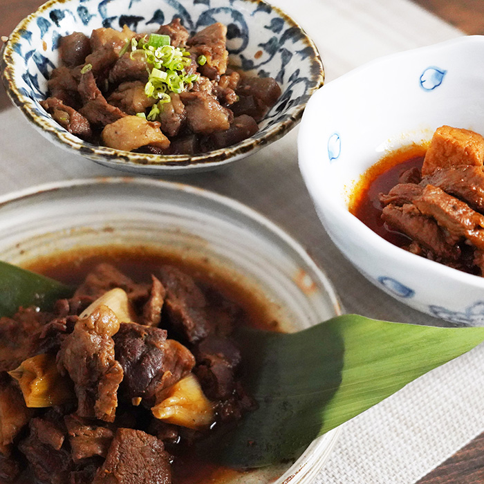 黒毛和牛スジ煮込みDE家晩酌（造花付き）