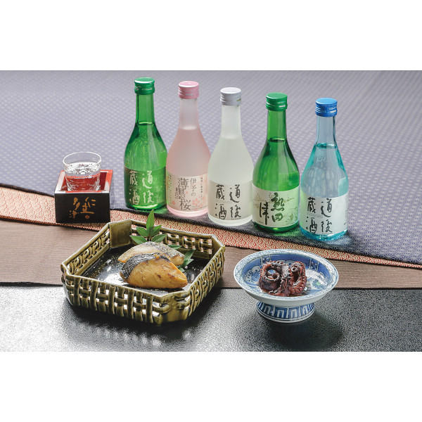 道後地酒と瀬戸内おつまみセット