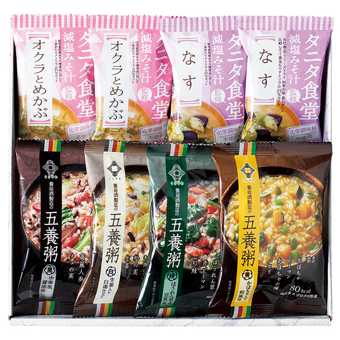 養命酒製造 五養粥＆タニタ食堂監修減塩みそ汁フリーズドライセットA