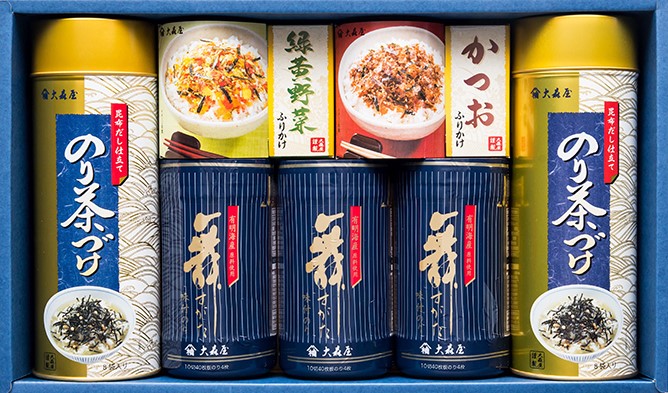 大森屋　卓上のり・お茶づけ・ふりかけ詰合せ